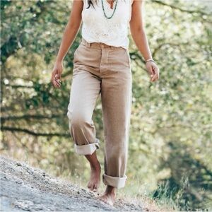 imogene + willie Kate Washed Khaki Twill - Size 23 - Petite Length